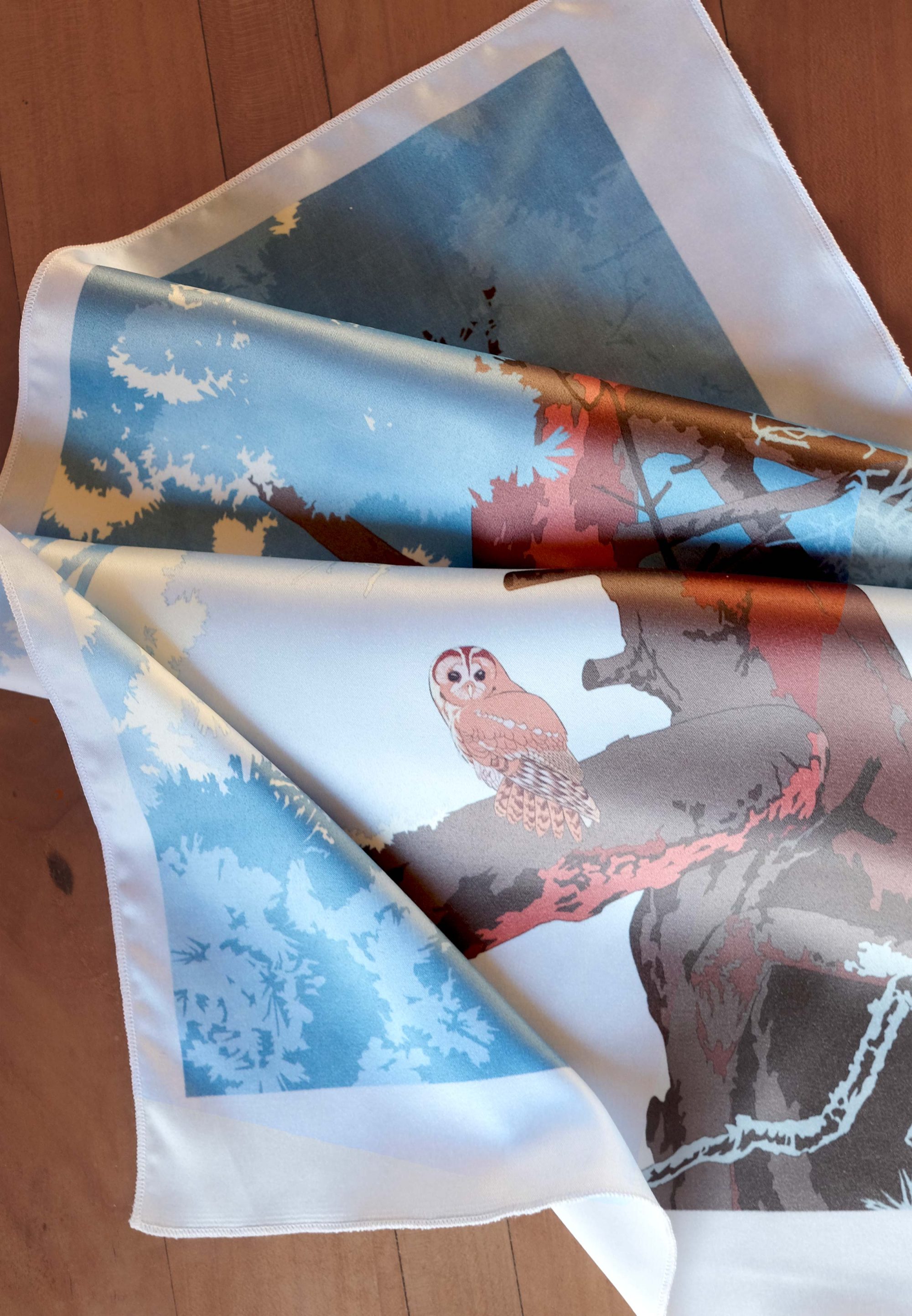 kakemono tenture murale hiver saïso